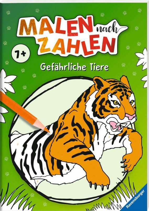 Ravensburger - Malen nach Zahlen, Gefährliche Tiere